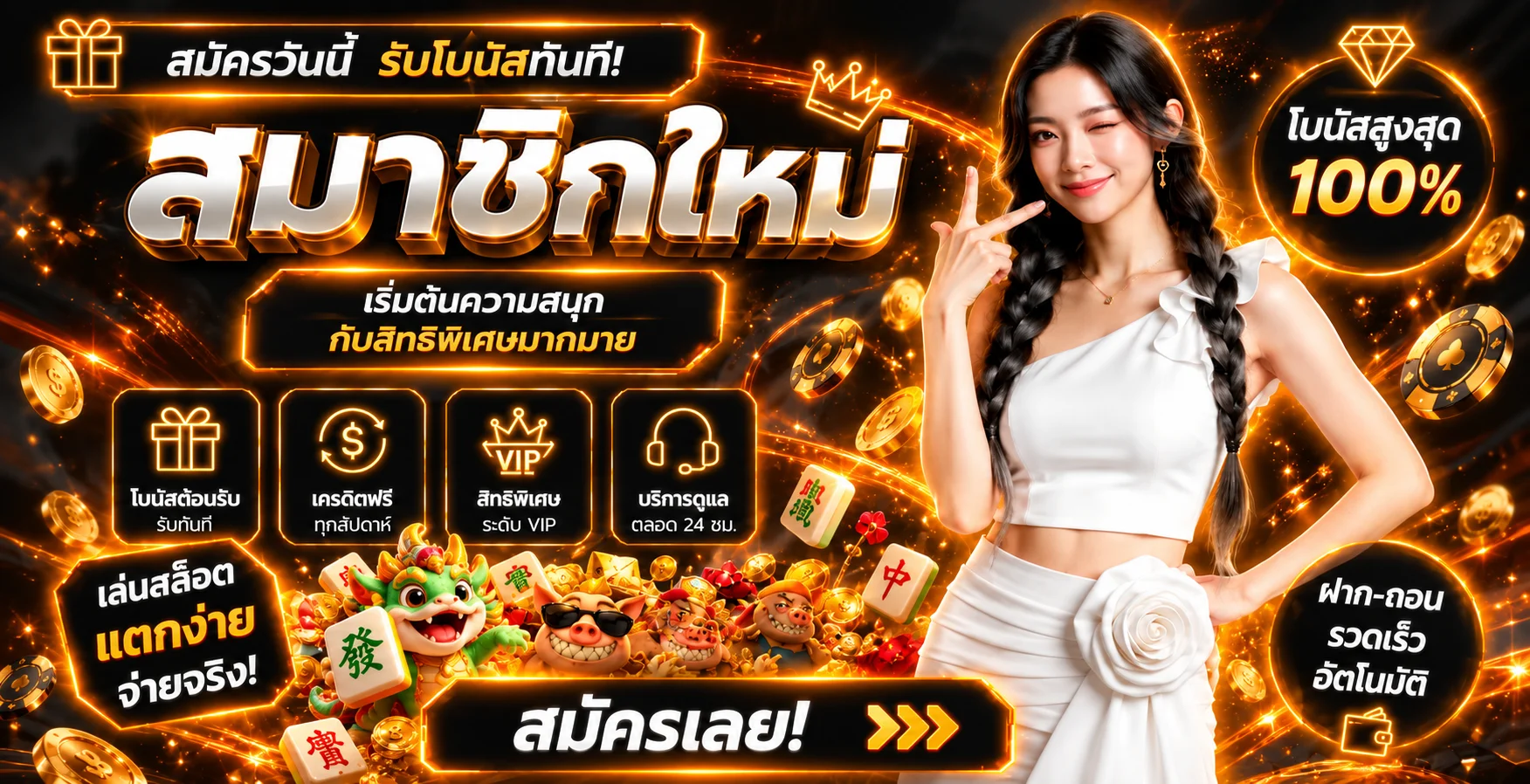 FAST828 สมัครสมาชิกและสิทธิพิเศษสำหรับผู้ใช้ใหม่